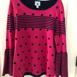 Practically new Haley and the Hound polka dot sweater. Size M